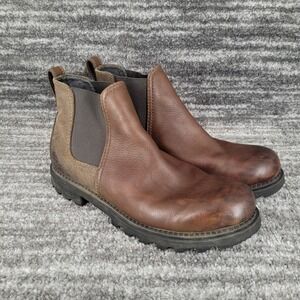 Sorel Mens 11.5 Waterproof Brown Leather Chelsea Boots‎
